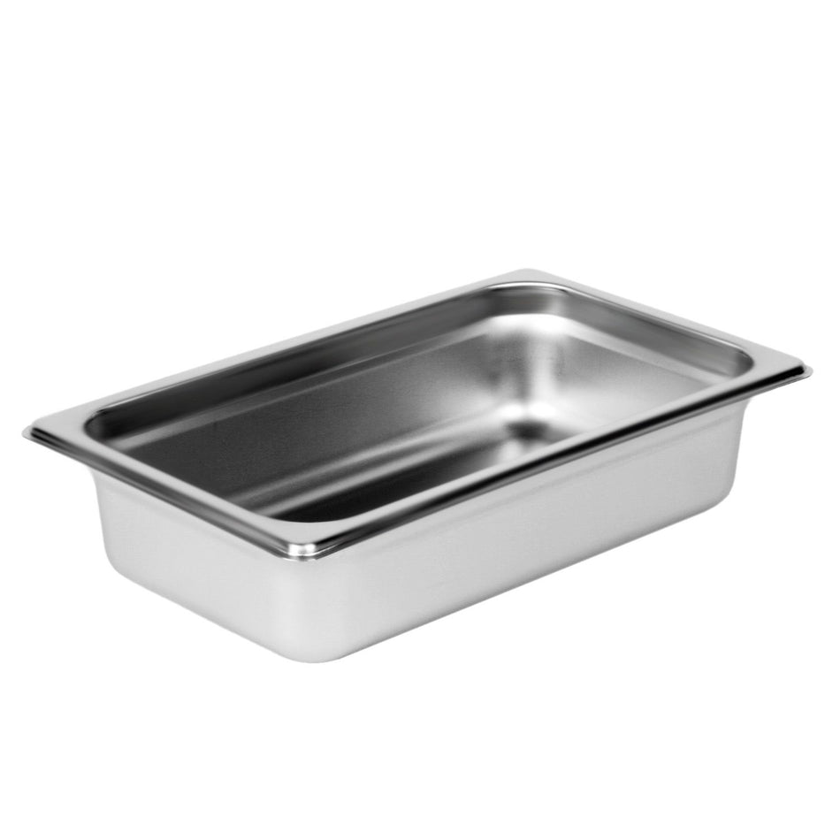 Quarter Size, 2-1/2" Deep, Anti-Jam, Heavy-Duty , Stainless Steel 18-8, 304 Material, True 25 Gauge, Dishwasher Safe, No Microwave, Oven Safe, NSF
