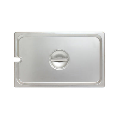 Thunder Group STPA5000CS Full Size Slotted Cover with Handle Stainless Steel
