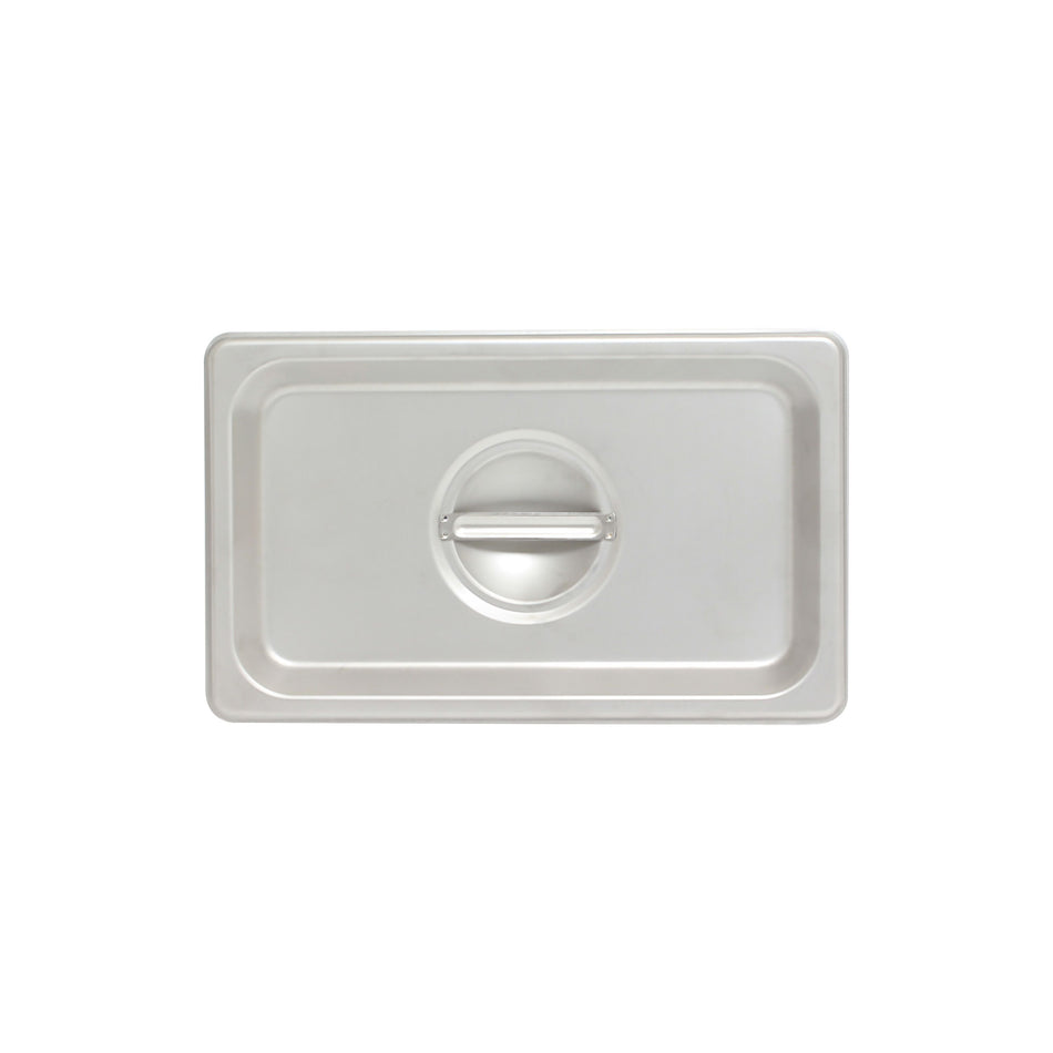 Solid Cover for Quarter Size Steam Pans, Stainless Steel 18-8, 304 Material, True 24 Gauge, Dishwasher Safe, No Microwave, Oven Safe, NSF