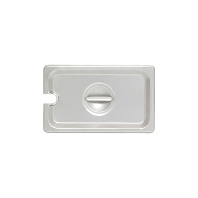 Thunder Group STPA5140CS 10 Inch Steam Table Pan Cover Slotted With Handle Stainless Steel