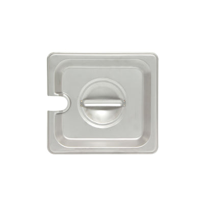 Thunder Group STPA5160CS 6.93 Inch Slotted Steam Table Pan Cover Stainless Steel with Handle