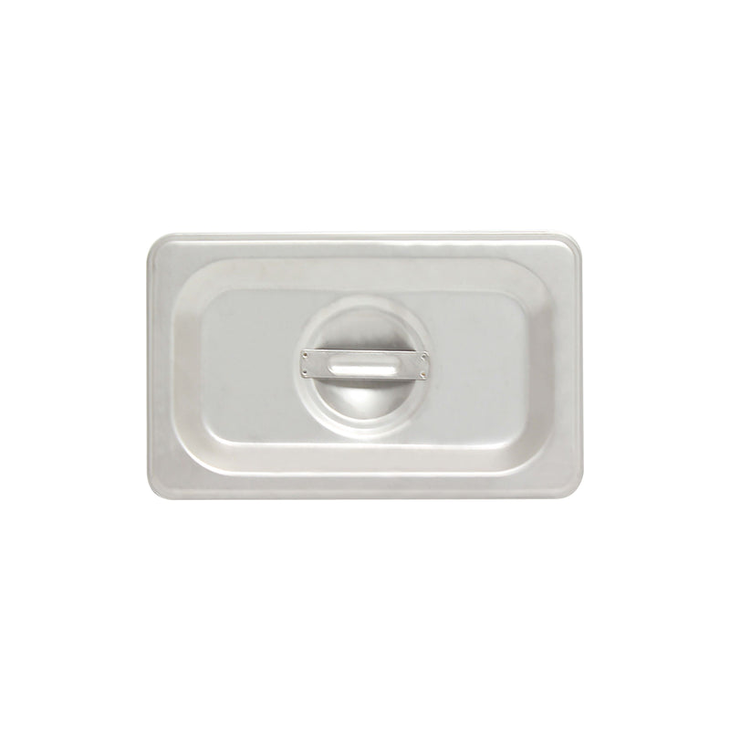 Thunder Group STPA5190C 6.93 Inch Solid Steam Table Pan Cover Stainless Steel with Handle
