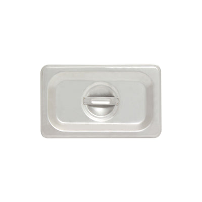 Thunder Group STPA5190C 6.93 Inch Solid Steam Table Pan Cover Stainless Steel with Handle