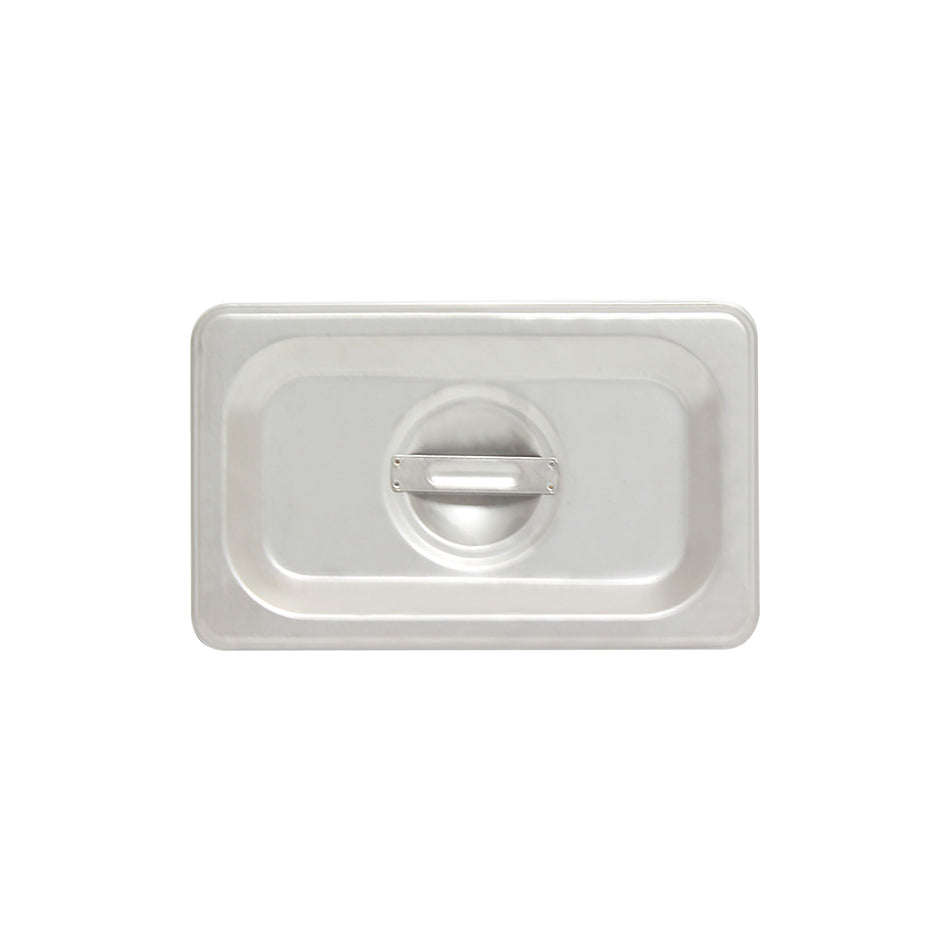 Solid Cover for Ninth Size Steam Pans, Stainless Steel 18-8, 304 Material, True 24 Gauge, Dishwasher Safe, No Microwave, Oven Safe, NSF