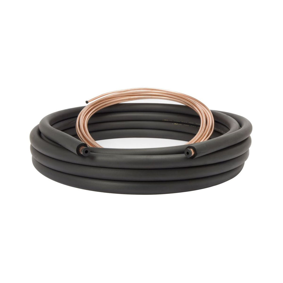 Streamline 61080300, 3/8 in x 5/8 in x 30 ft AC Line Set, Insulated Copper Refrigerant Lines, 3/8 in Suction Insulation, Sweat Connections