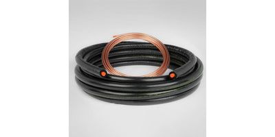 Streamline 61220300C, 3/8 in x 3/4 in x 30 ft AC Line Set, Insulated Copper Refrigerant Lines, 1 in Insulation on Both Lines, Sweat Connections