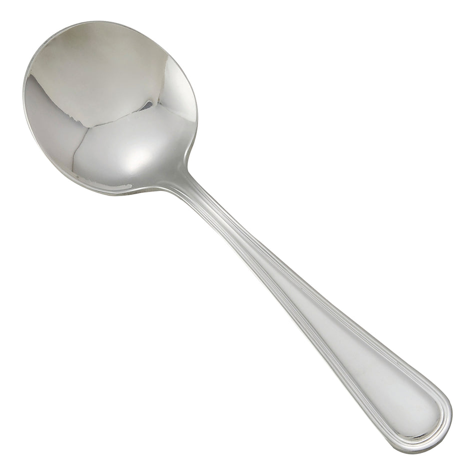 12 pack Winco 0030-04 Shangarila Bouillon Spoon, 18/8 Extra Heavyweight