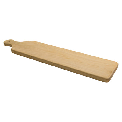 Winco WCB-225 5-1/2 Inch Rectangular Serving Board with Handle Birchwood