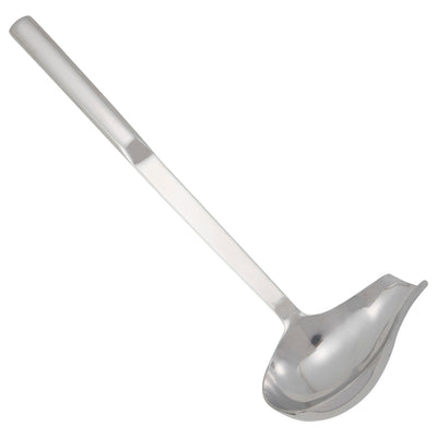 Winco BW-SP2 2 Oz Spout Ladle - Stainless Steel Hollow Handle Portion Control Sauces