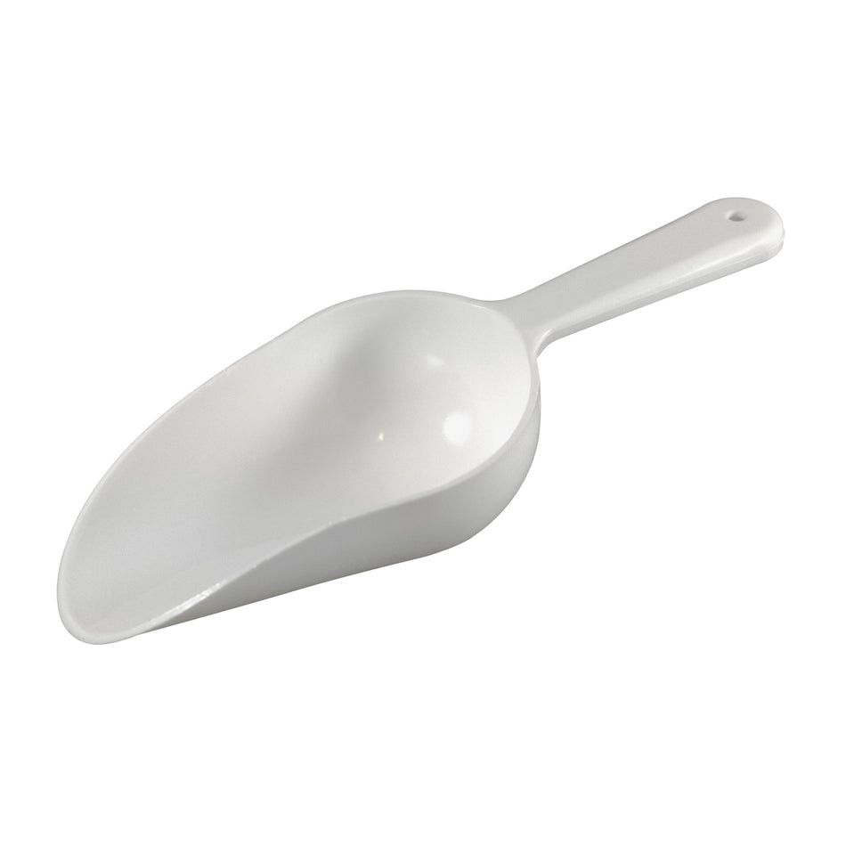 Winco CR-854W Bar Maid 4 oz Polyethylene Round Bowl Scoop