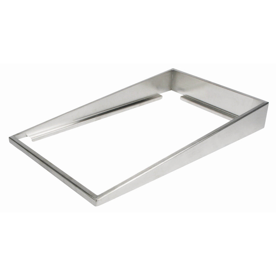 Winco ADB-4 Full Size Display Adaptor Angled Stainless Steel Adapter Frame