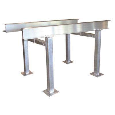 The Metal Shop - 007-642 - Aluminum Roof Stand 12' with 18" Legs