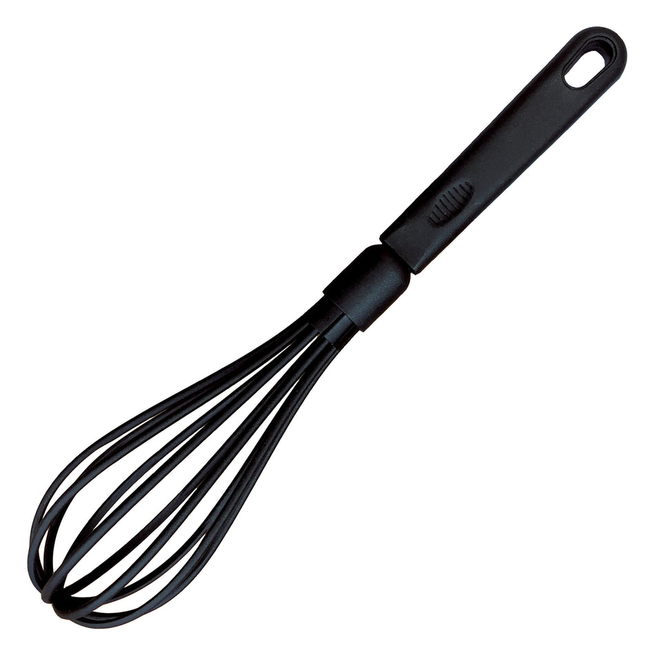Winco NC-WP 12 Inch Hanging Hole Whisk Nylon BPA Free Black