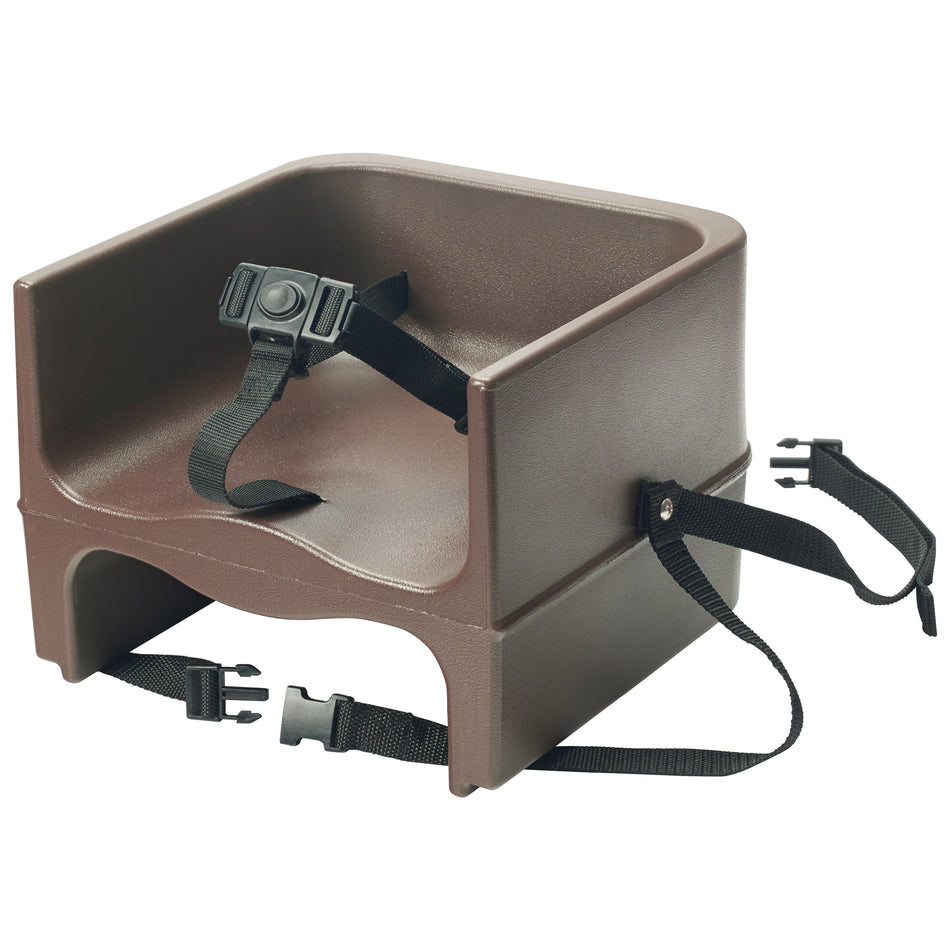 Winco CHB-1P 13 Inch Plastic Booster Seat with 3-way Strap Brown