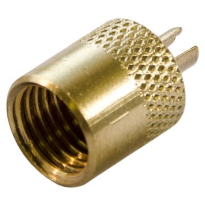 TRADEPRO® Valve Cap 1/4" Flare Brass TP-2250S