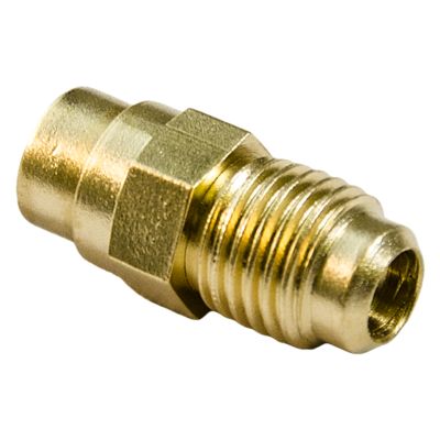 TRADEPRO® Access Valve 1" x 7/16" x 7/16" Flare Brass Male OD TP-3346