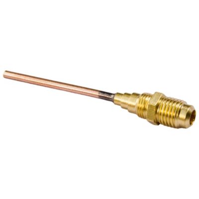 TRADEPRO® Valve Core 3" x 7/8" x 7/8" Flare Brass, Copper Male TP-3608