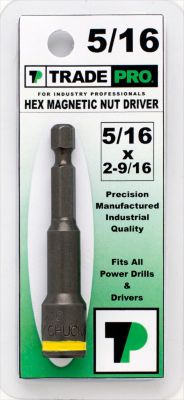 TRADEPRO® Drill Chuck for Hex Head Screws 5/16" x 2 9/16" Chuck TP-52050