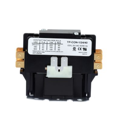 TRADEPRO® Contactor 40 Amp 24 VAC Coil 1-Pole Single Phase TP-CON-1/24/40