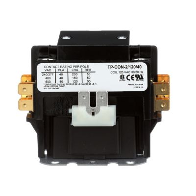 TRADEPRO® Contactor 40 Amp 120 VAC Coil 2-Pole Single Phase TP-CON-2/120/40