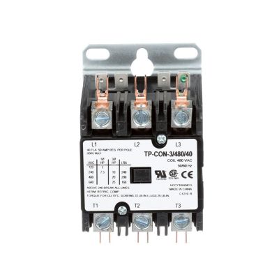 TRADEPRO® Contactor 40 Amp 240 VAC Coil 3-Pole Three Phase TP-CON-3/480/40