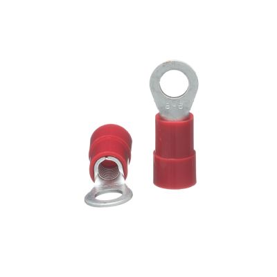 TRADEPRO® Ring Terminal 8 AWG Crimped 1/4" TP-TERM-8R0250
