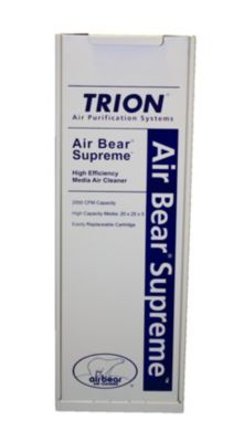Trion - 455602-025 - Air Bear Supreme MERV 8 Air Cleaner, 20-1/4" x 24-7/8" x 7-1/8" Cabinet Size