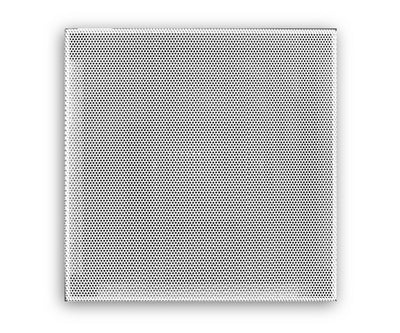 TRUaire 1120DBS, 24x24 Perforated T-Bar Lay-In Return Air Grille, White Steel Wall & Ceiling Vent Cover