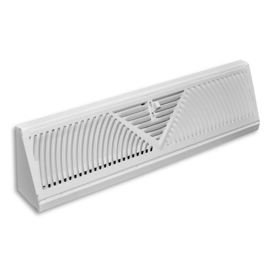 TRUaire 118SW, 18 Return Air Grille, Soft White Steel Wall & Ceiling Vent Cover