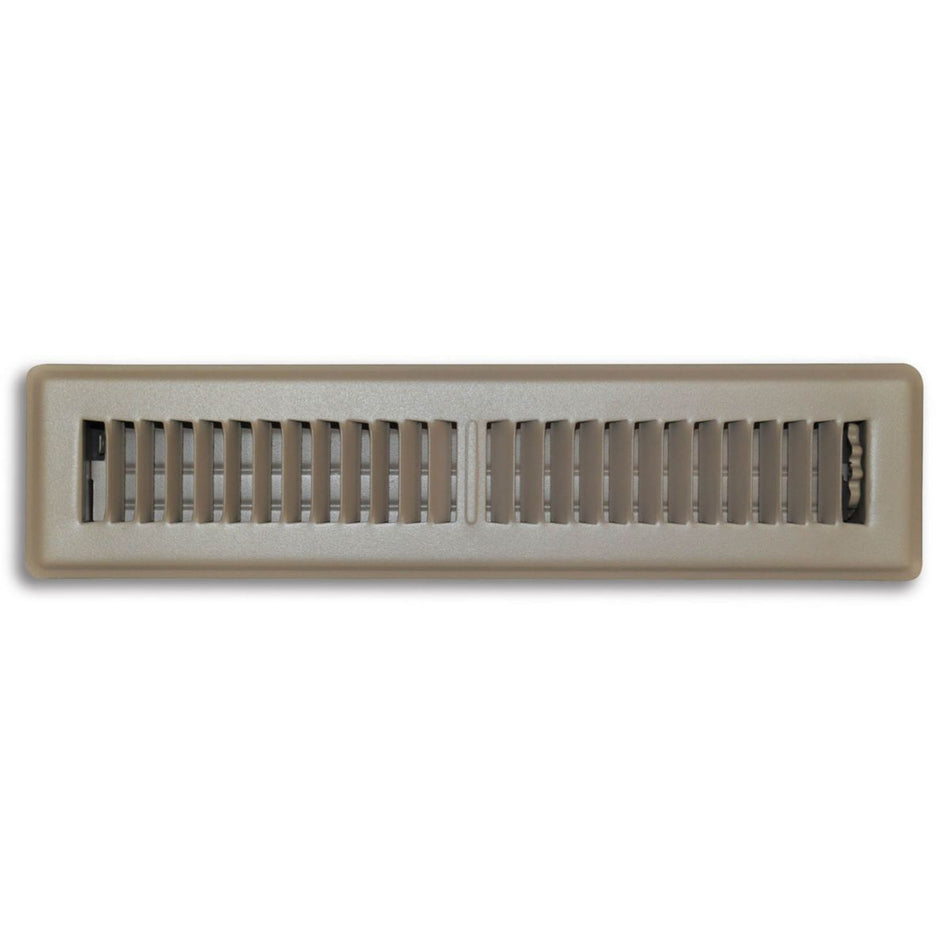 TRUaire 150MB02X14, 2x14 Floor Return Air Grille, Brown Steel Floor Vent Cover, 150MB Series