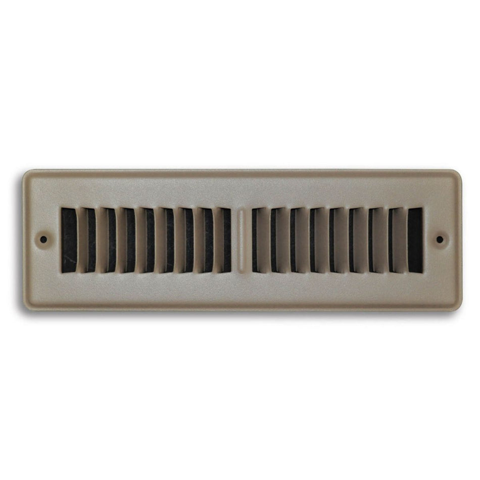 TRUaire 150TSB02X10, 2x10 Return Air Grille, Brown Steel Wall & Ceiling Vent Cover, 150TSB Series