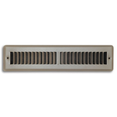 TRUaire 150TSB02X14, 2x14 Return Air Grille, Brown Steel Wall & Ceiling Vent Cover, 150TSB Series
