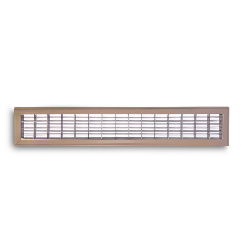 TRUaire 154R04X30, 4x30 Return Air Grille, Brown Aluminum: Steel Wall & Ceiling Vent Cover, 154R Series