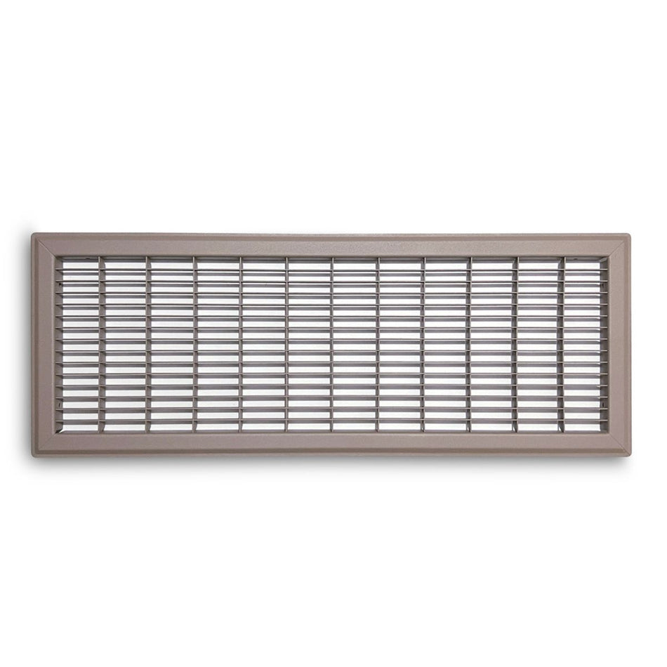 TRUaire 154R08X24, 8x24 Return Air Grille, Brown Aluminum: Steel Wall & Ceiling Vent Cover, 154R Series