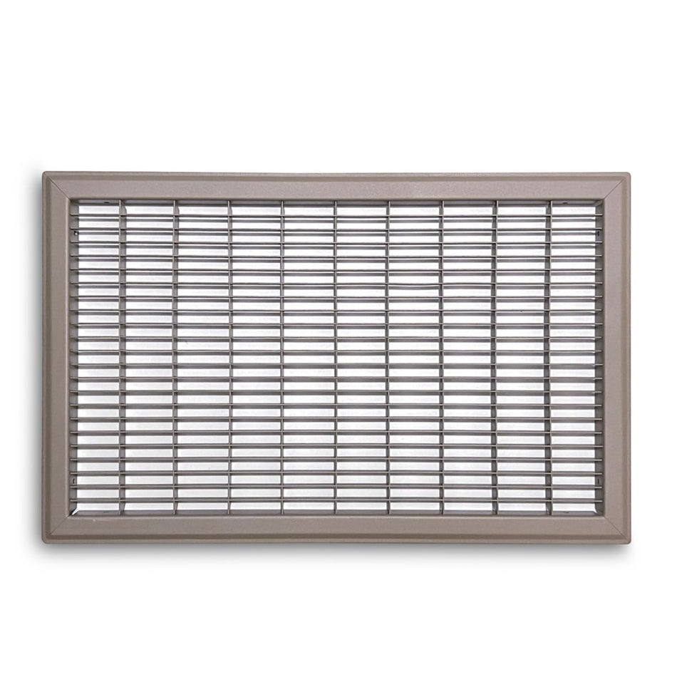 TRUaire 154R12X20, 12x20 Return Air Grille, Brown Aluminum: Steel Wall & Ceiling Vent Cover, 154R Series