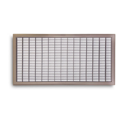 TRUaire 154R14X30, 14x30 Return Air Grille, Brown Aluminum: Steel Wall & Ceiling Vent Cover, 154R Series