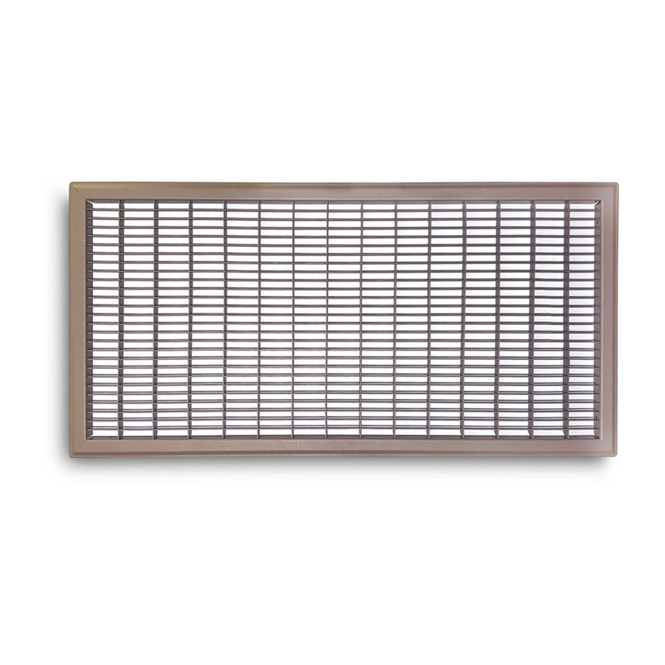 TRUaire 154R14X30, 14x30 Return Air Grille, Brown Aluminum: Steel Wall & Ceiling Vent Cover, 154R Series