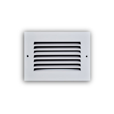 TRUaire 17006X04, 6x4 Return Air Grille, White Steel Wall & Ceiling Vent Cover, 170 Series