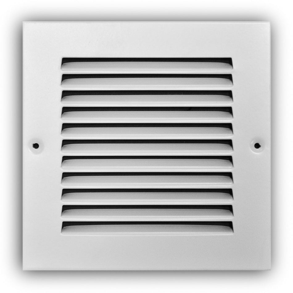 TRUaire 17006X06, 6x6 Return Air Grille, White Steel Wall & Ceiling Vent Cover, 170 Series