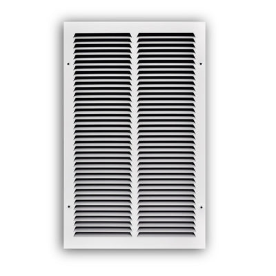 TRUaire 17012X20, 12x20 Return Air Grille, White Steel Wall & Ceiling Vent Cover, 170 Series