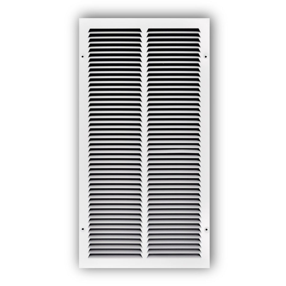 TRUaire 17012X24, 12x24 Return Air Grille, White Steel Wall & Ceiling Vent Cover, 170 Series
