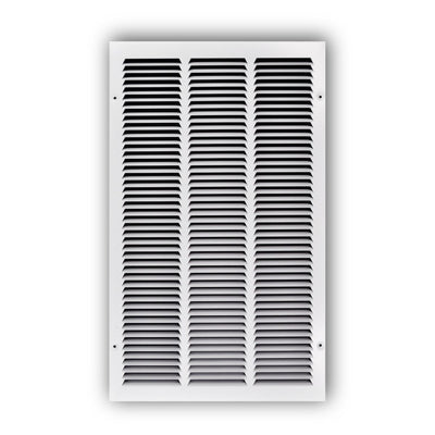 TRUaire 17014X24, 14x24 Return Air Grille, White Steel Wall & Ceiling Vent Cover, 170 Series