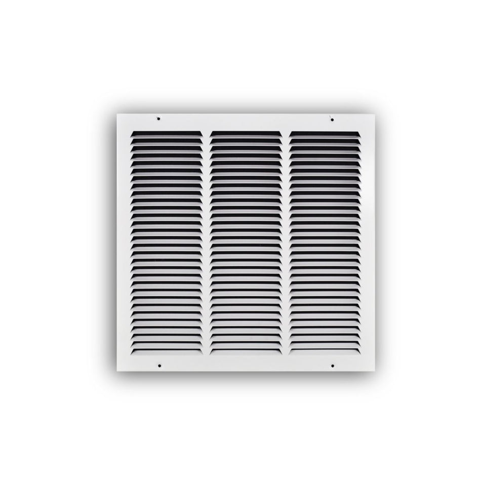 TRUaire 17016X16, 16x16 Return Air Grille, White Steel Wall & Ceiling Vent Cover, 170 Series