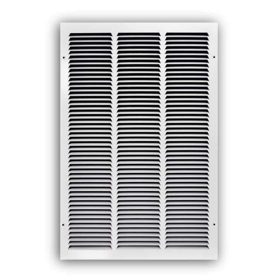 TRUaire 17016X25, 16x25 Return Air Grille, White Steel Wall & Ceiling Vent Cover, 170 Series