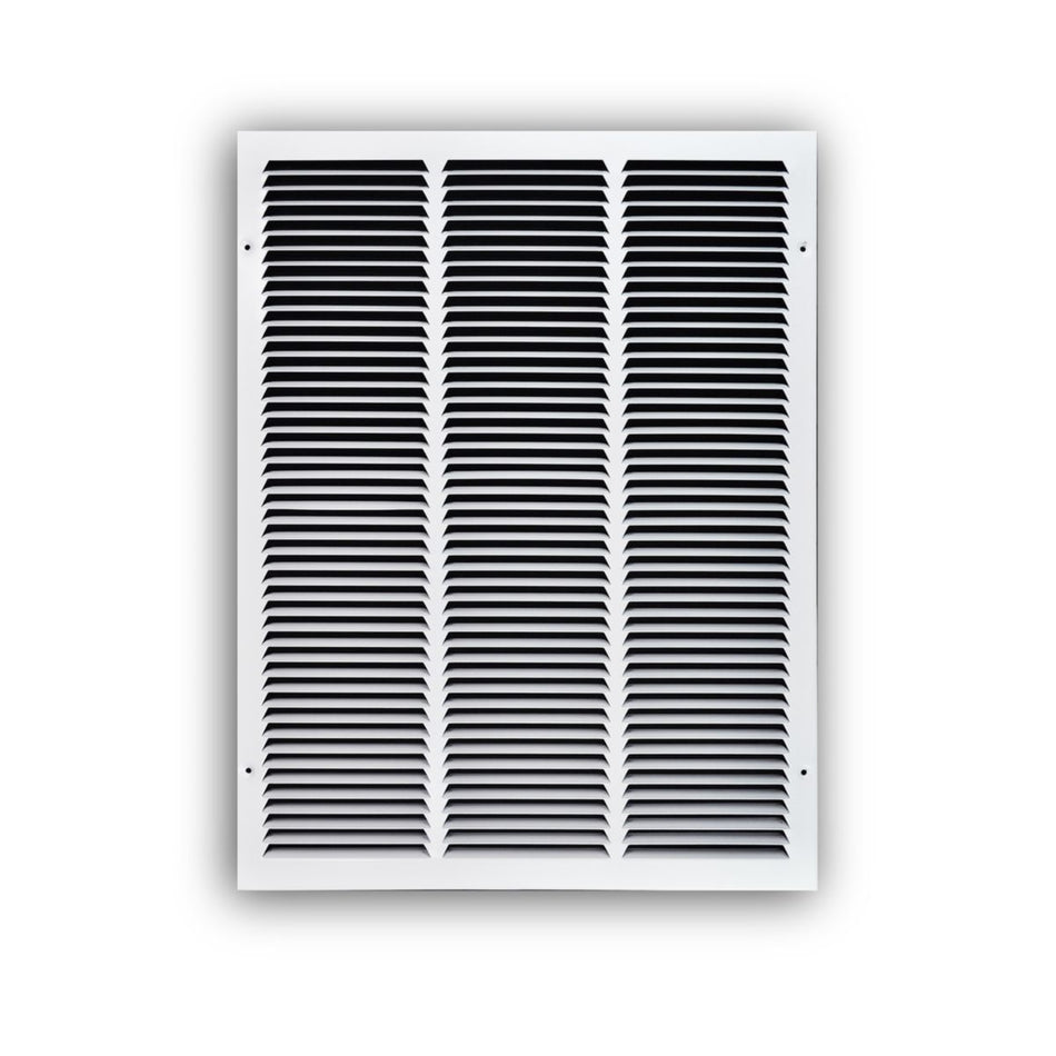 TRUaire 17018X24, 18x24 Return Air Grille, White Steel Wall & Ceiling Vent Cover, 170 Series