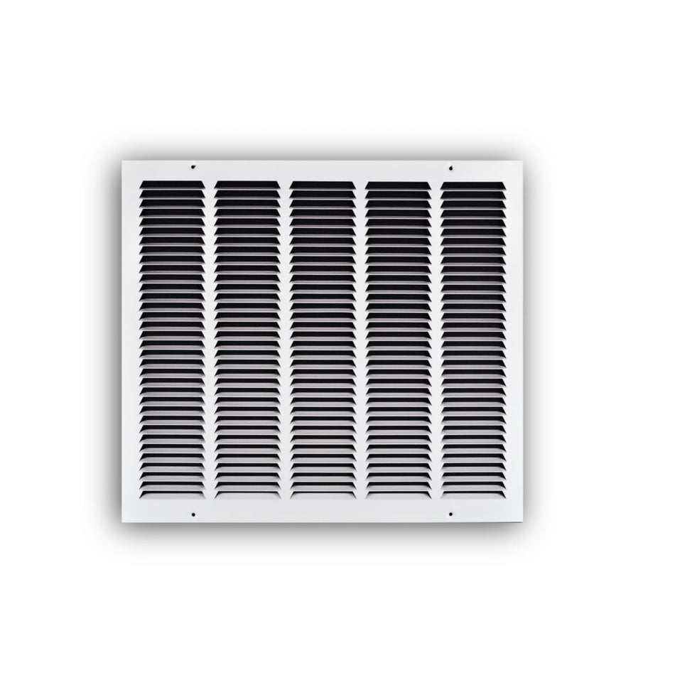 TRUaire 17020X18, 20x18 Return Air Grille, White Steel Wall & Ceiling Vent Cover, 170 Series