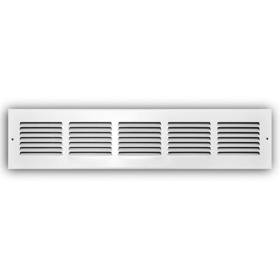 TRUaire 17024X04, 24x4 Return Air Grille, White Steel Wall & Ceiling Vent Cover, 170 Series
