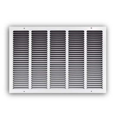 TRUaire 17024X16, 24x16 Return Air Grille, White Steel Wall & Ceiling Vent Cover, 170 Series