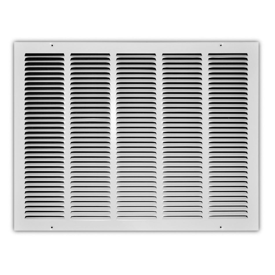 TRUaire 17024X18, 24x18 Return Air Grille, White Steel Wall & Ceiling Vent Cover, 170 Series