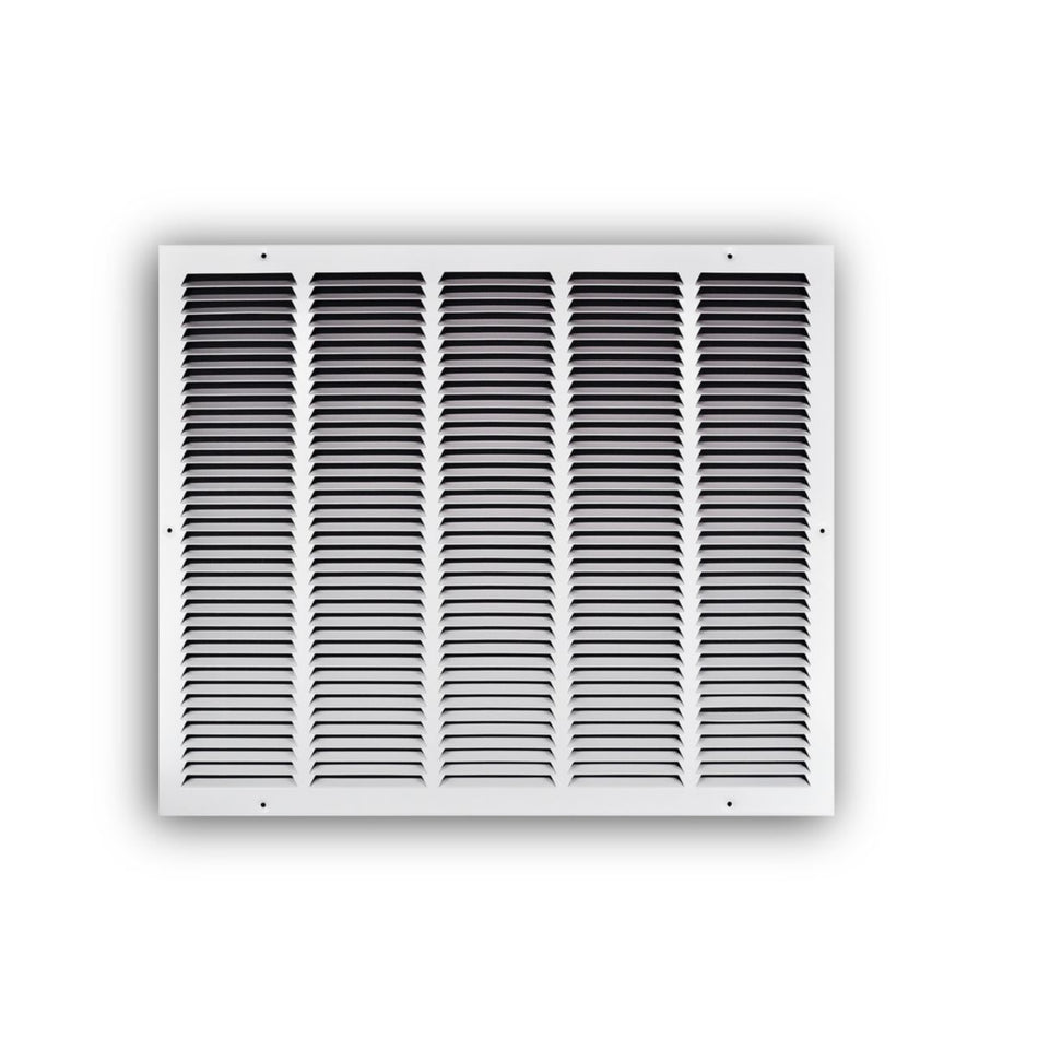TRUaire 17024X20, 24x20 Return Air Grille, White Steel Wall & Ceiling Vent Cover, 170 Series